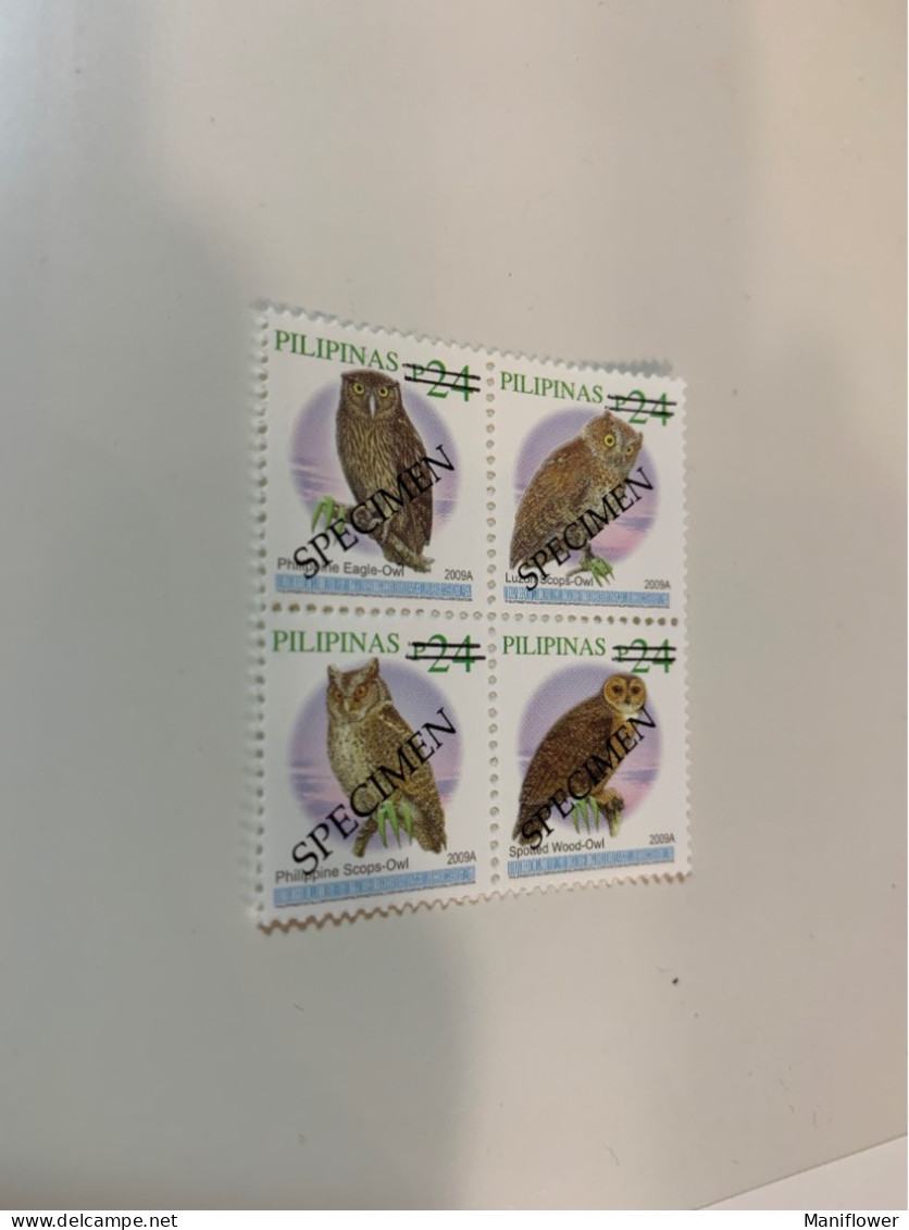 Philippines Stamp MNH Specimen Block 2019A Owl - Philippinen