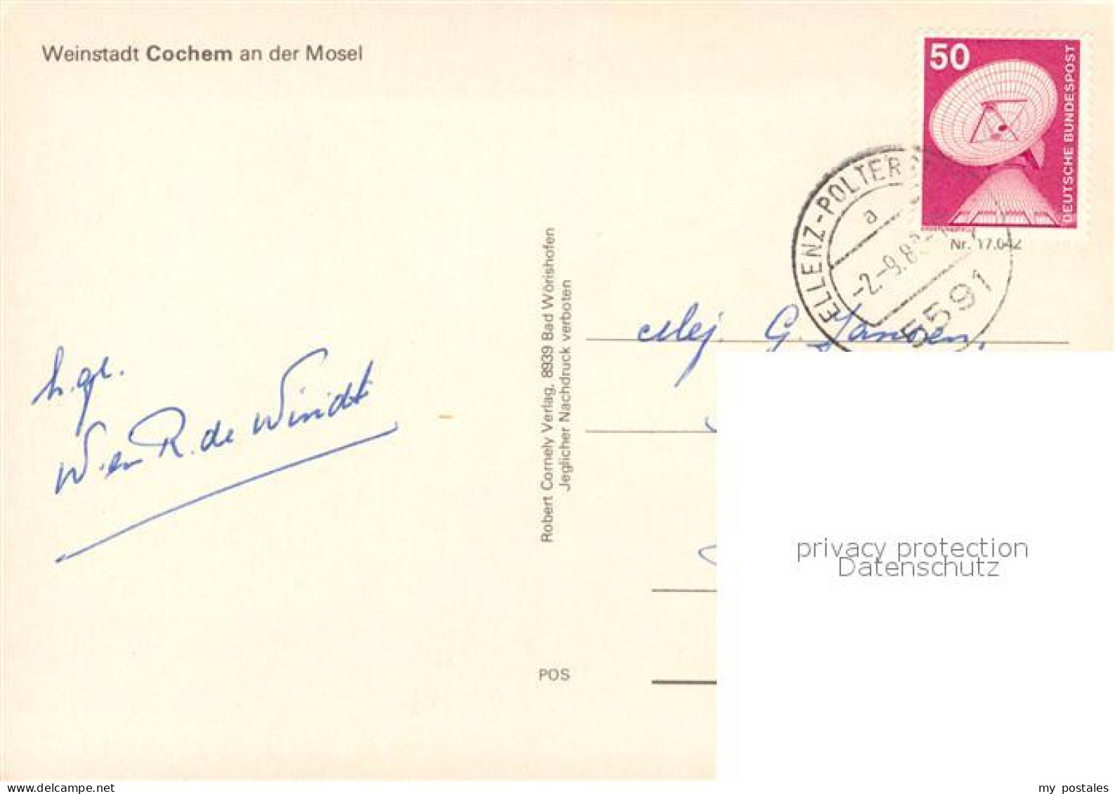 73306613 Cochem Mosel Strasse Moselpartien Cochem Mosel - Cochem