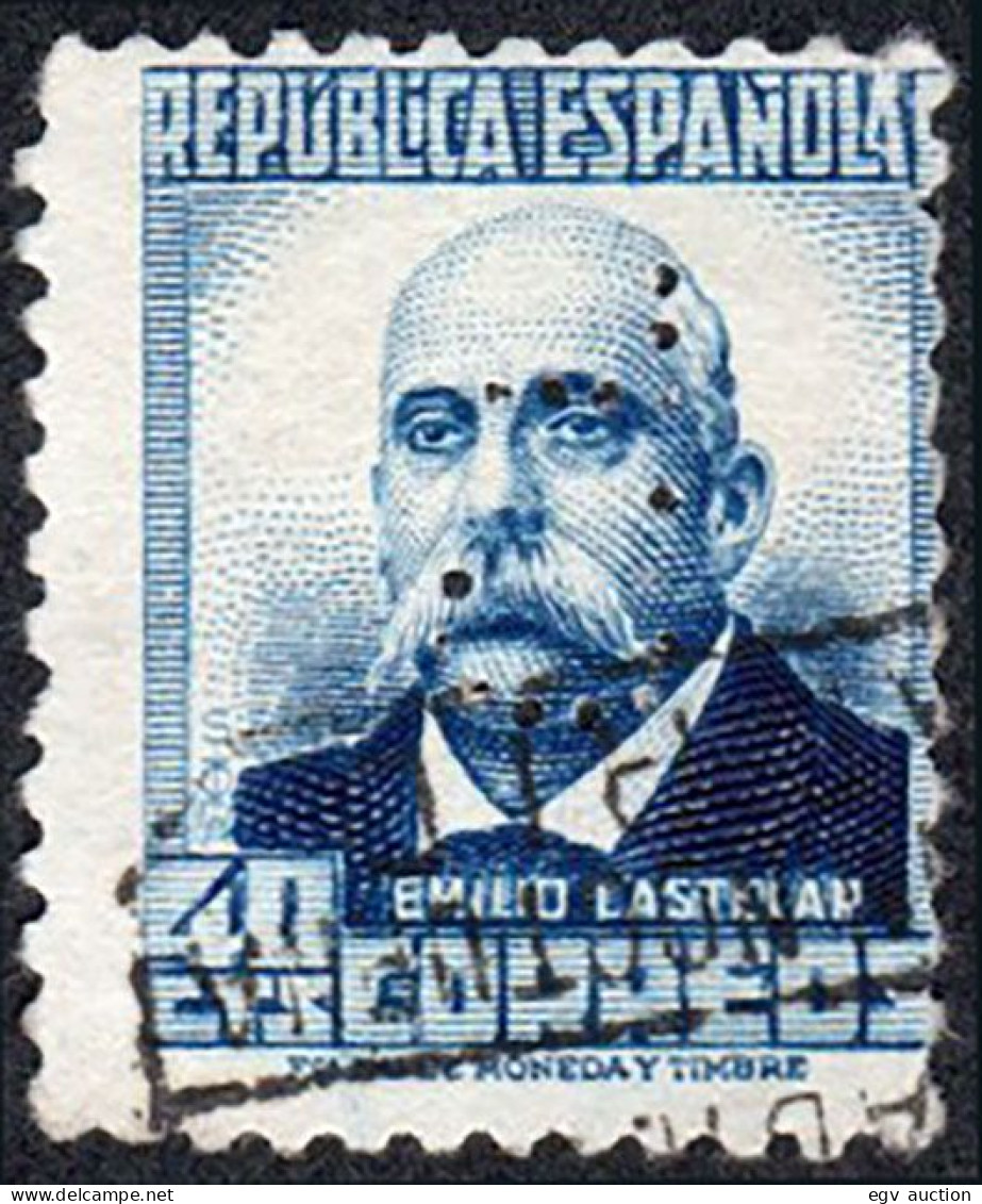 Madrid - Perforado - Edi O 670 - "C.L." Pequeño (Banco) - Used Stamps