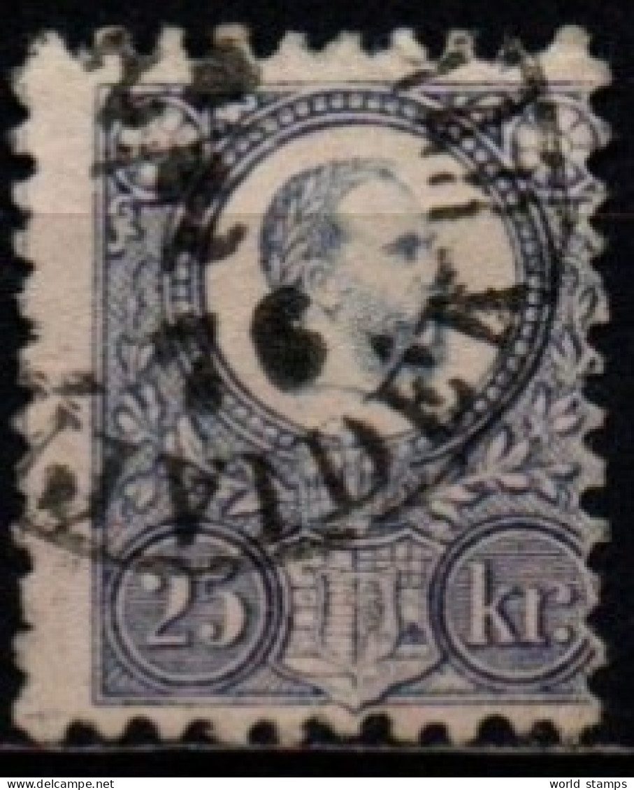 HONGRIE 1871 O GRAVE' - Used Stamps