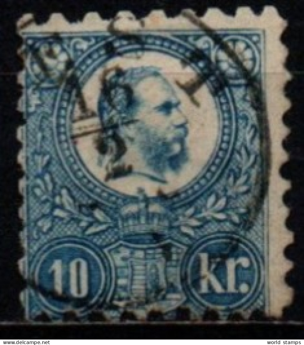 HONGRIE 1871 O GRAVE' - Used Stamps