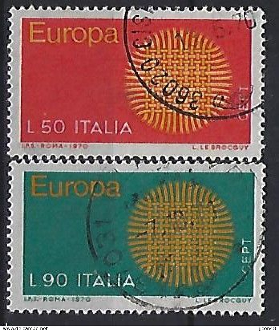 Italy 1970  Europa  (o) Mi.1309-1310 - 1961-70: Oblitérés