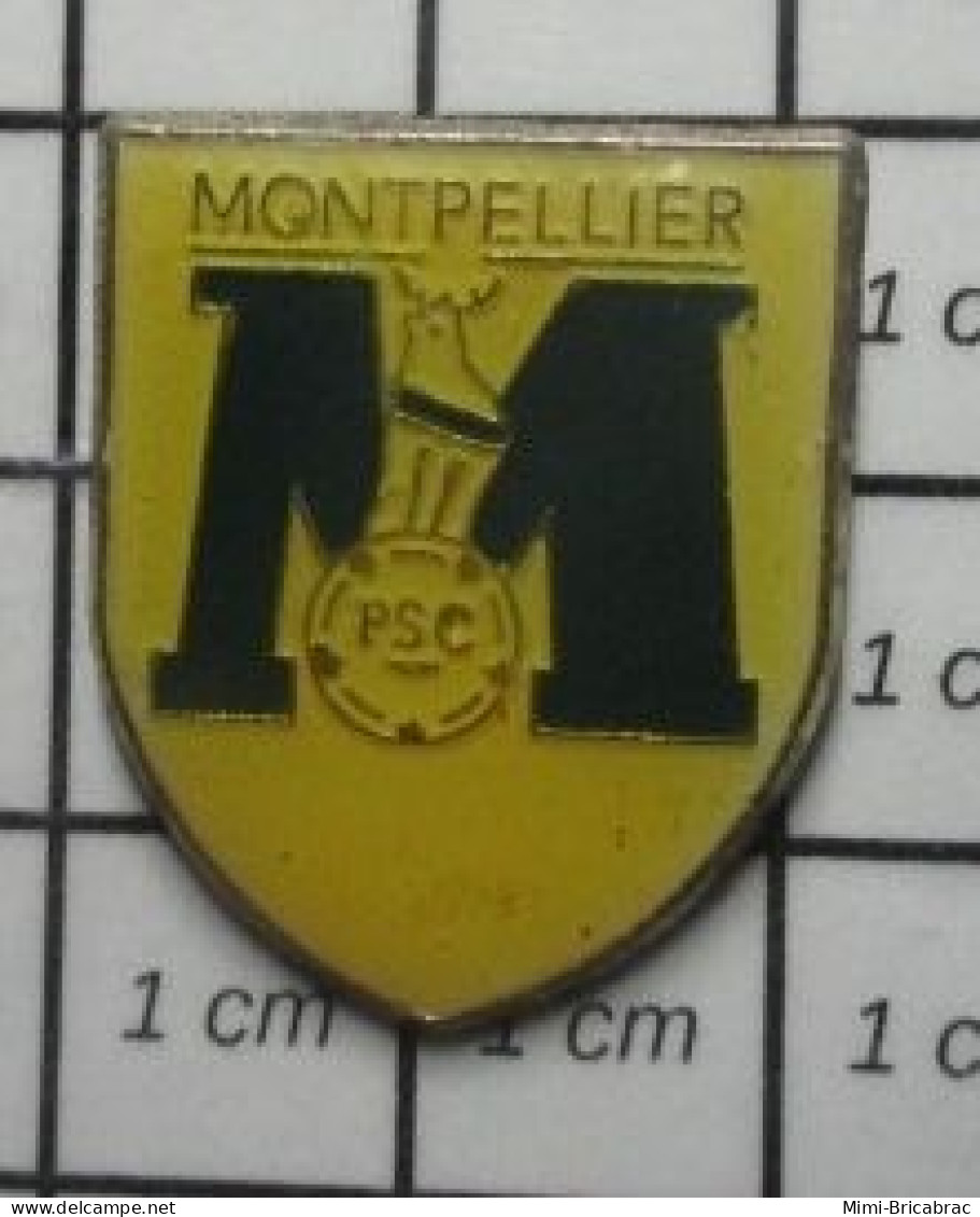 1818A Pin's Pins / Beau Et Rare / SPORTS / CLUB MONTPELLIER PAILLADE SPORTING CLUB - Voetbal