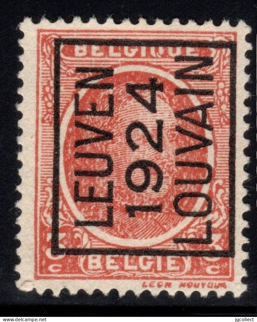 Typo 101A (LEUVEN 1924 LOUVAIN) - O/used - Typo Precancels 1922-31 (Houyoux)