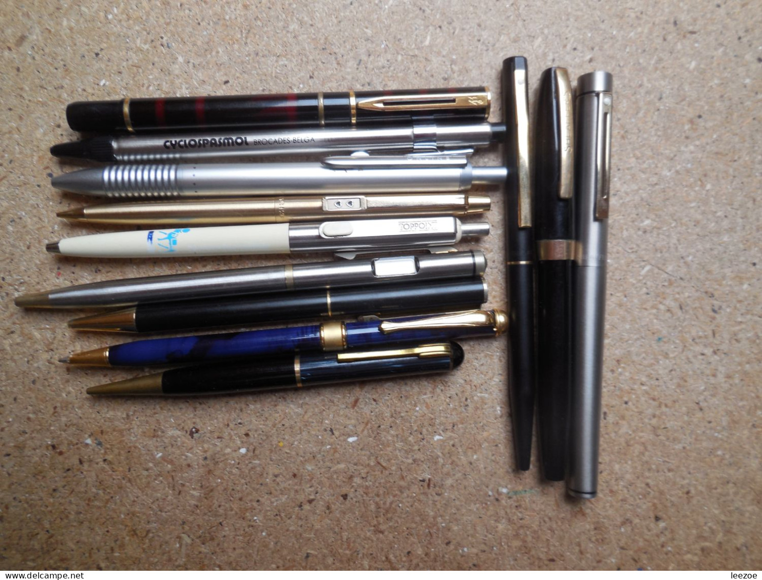 Lots Stylos Anciens ONLINE TOPPOINT CYCLOSPAMOL SHEAFFER'S ETC, Non Fonctionnels......ref N14/N5 - Schrijfgerief