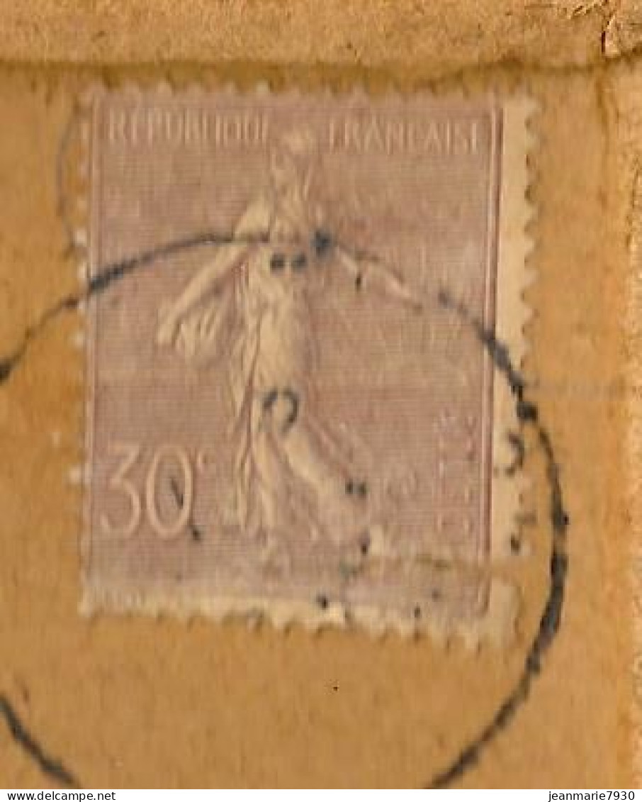 M301 - SEMEUSE N° 133 SUR COUVERCLE DE COLIS DU 02/06/1904 - PAQUET CLOS 2ème ECHELON - Brieven En Documenten