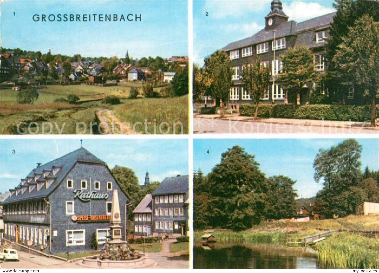 73306475 Grossbreitenbach Thueringen Teilansicht Polytechnische Oberschule Theo  - Nassau