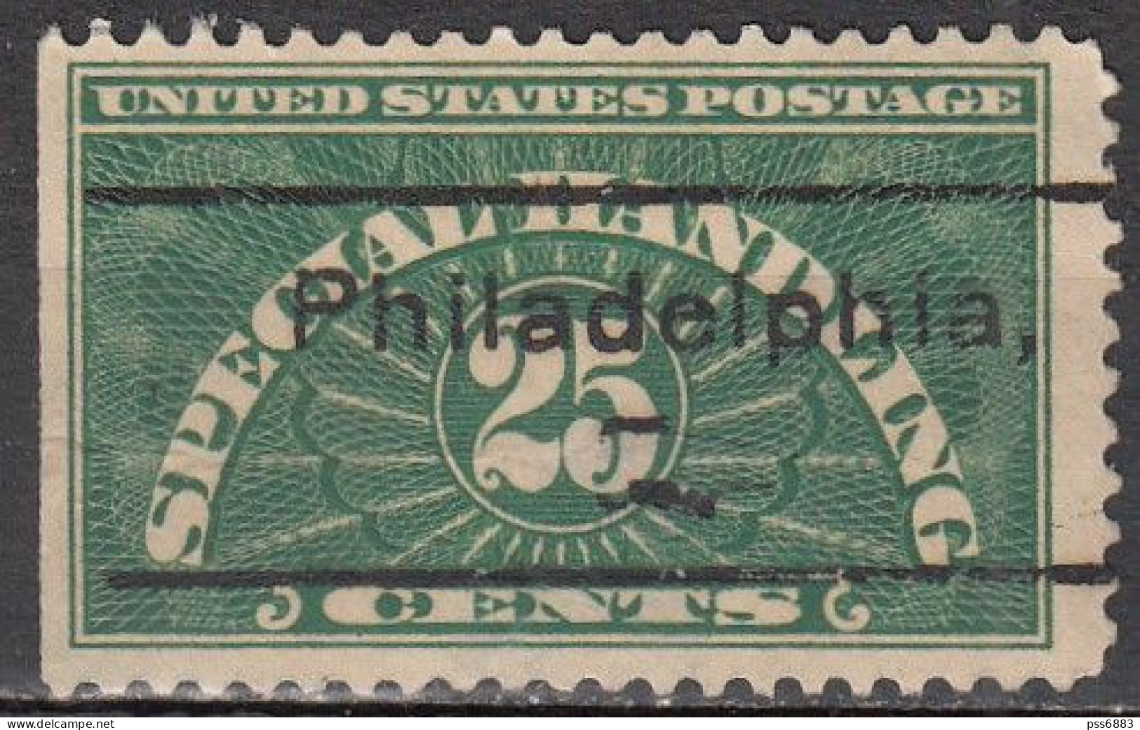 USA LOCAL Precancel/Vorausentwertung/Preo From PENNSYLVANIA - Philadelphia Type L-7 E - A Special Delivery Stamp - Voorafgestempeld