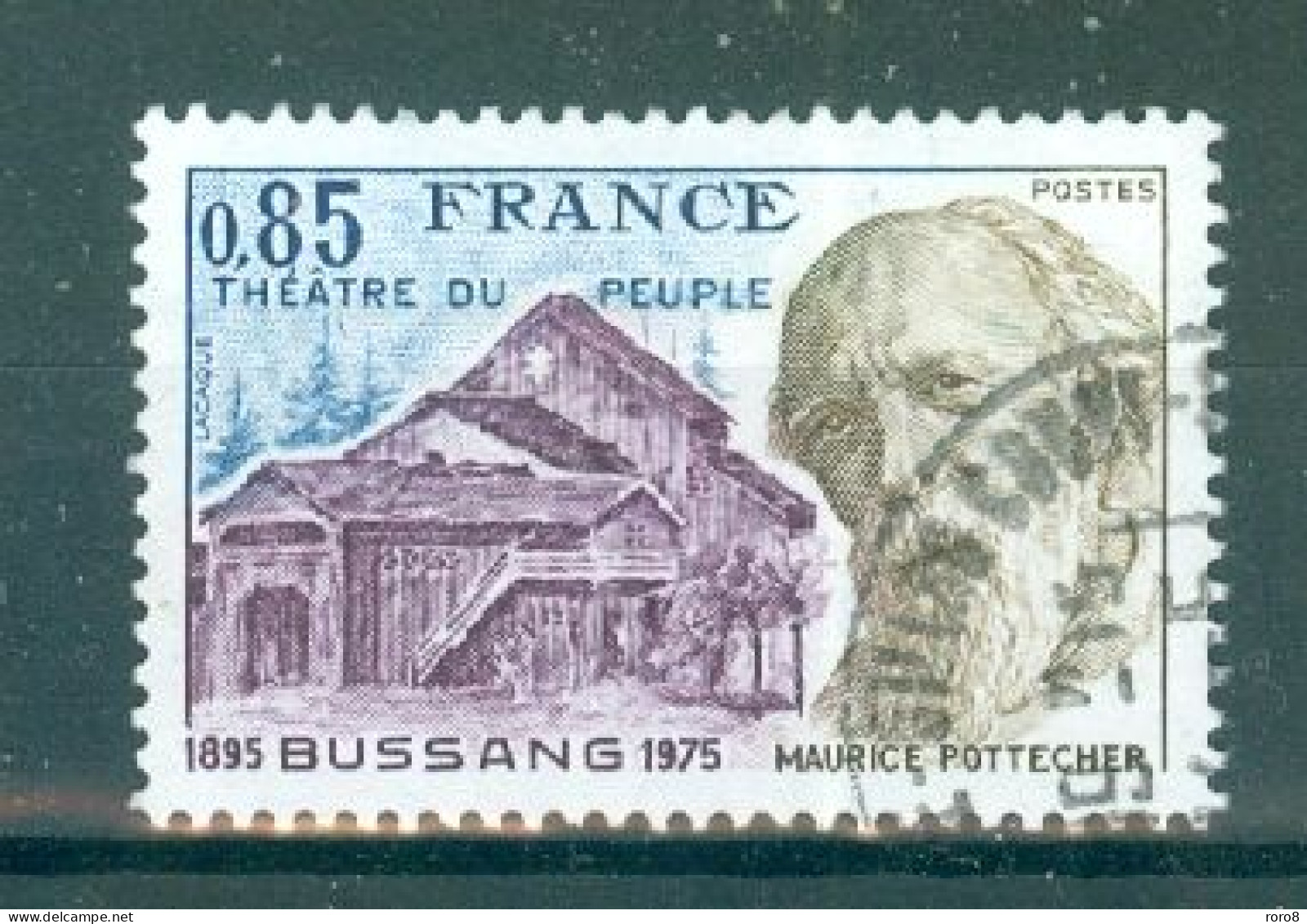 FRANCE - N° 1846 Oblitéré - Théâtre Du Peuple De Bussang. - Usados