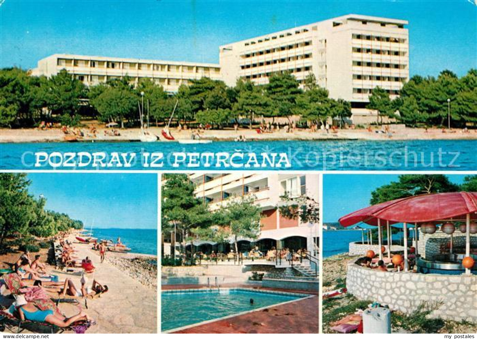 73306445 Petrcane Hotel Am Strand Swimming Pool Grillrestaurant Petrcane - Kroatië