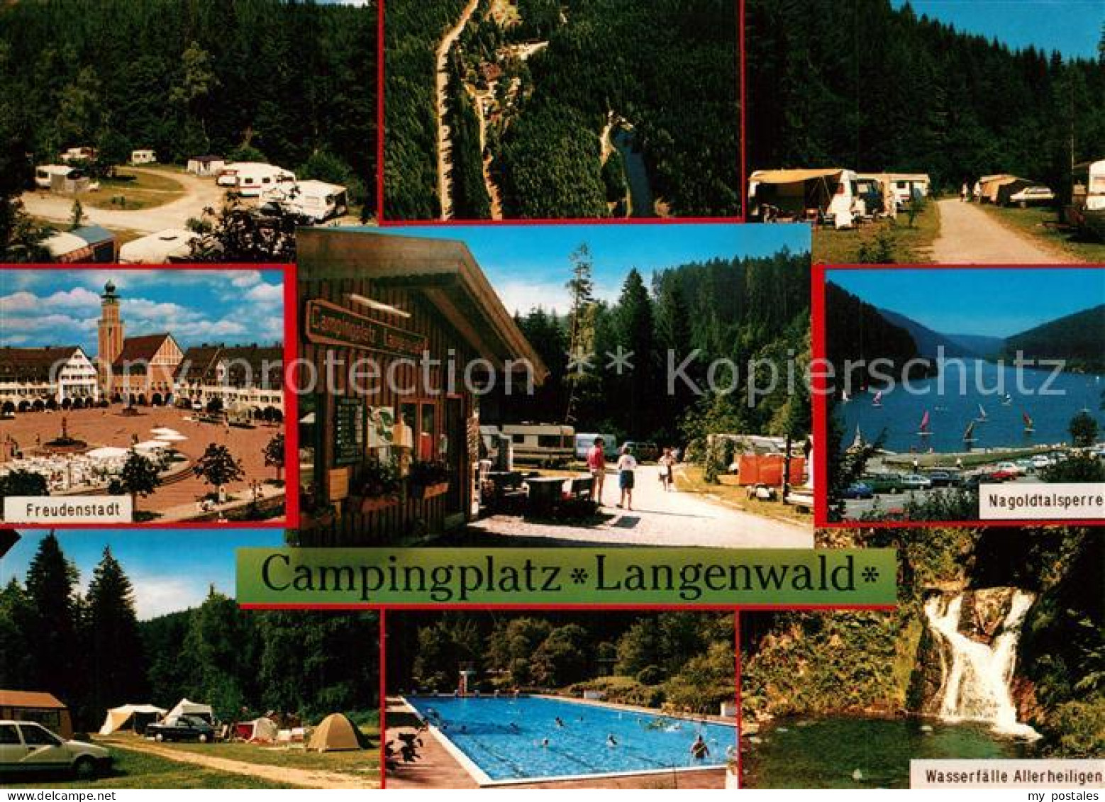73306196 Freudenstadt Campingplatz Langenwald Teilansichten Nagoldtalsperre Schw - Freudenstadt