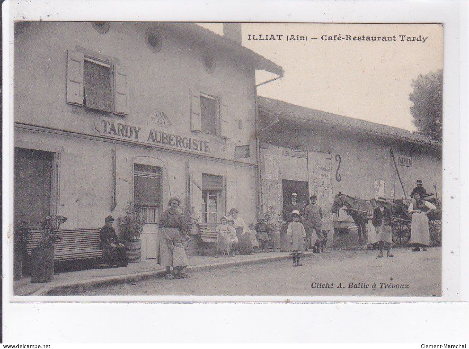 ILLIAT: Café-restaurant Tardy, Aubergiste - Très Bon état - Unclassified