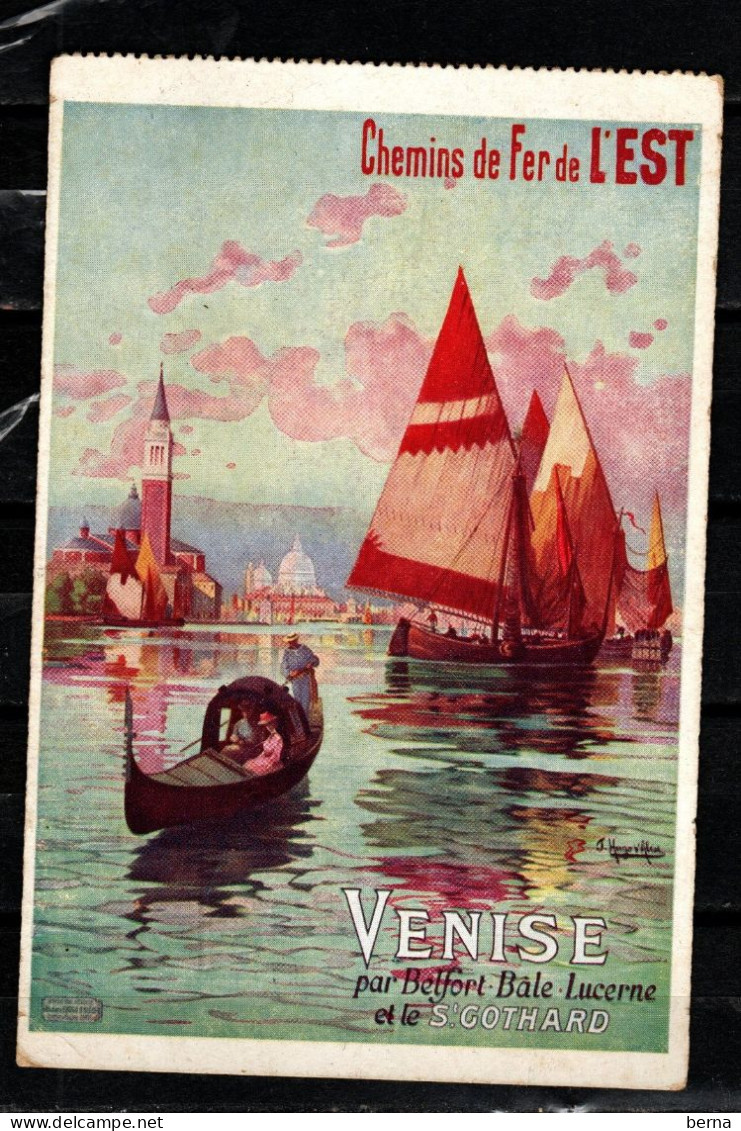 CHEMINS DE FER EST VENISE BELFORT BALE LUCERNE ET LE ST GOTHARD - Venetië (Venice)