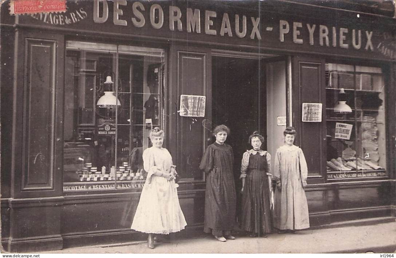 SUPERBE SAINT ETIENNE DESORMEAUX PEYRIEUX ARTICLES DE TRICOTAGE BAS MERCERIE 1906 - Saint Etienne