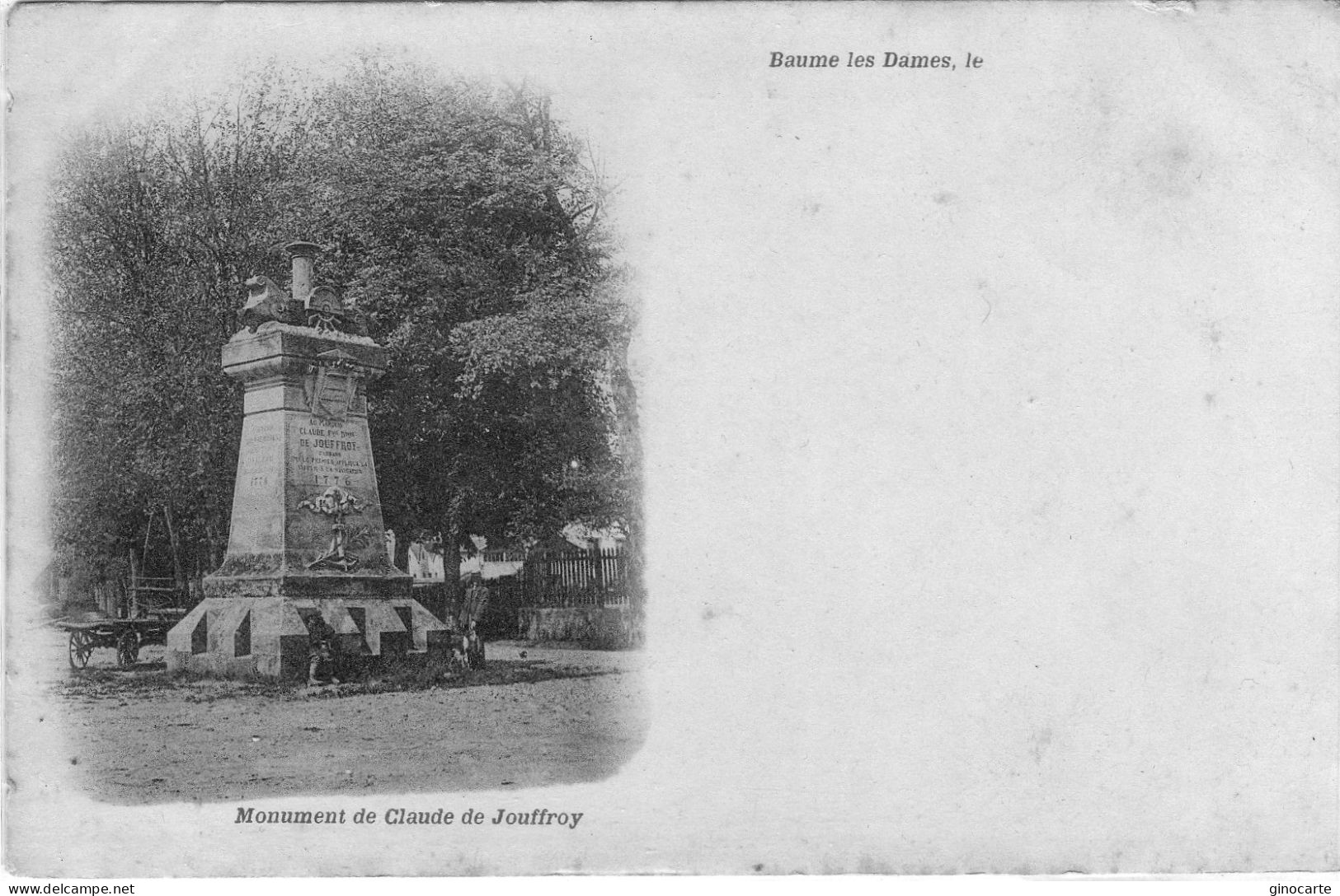 Baume Les Dames Monument De Claude De Jouffroy - Baume Les Dames