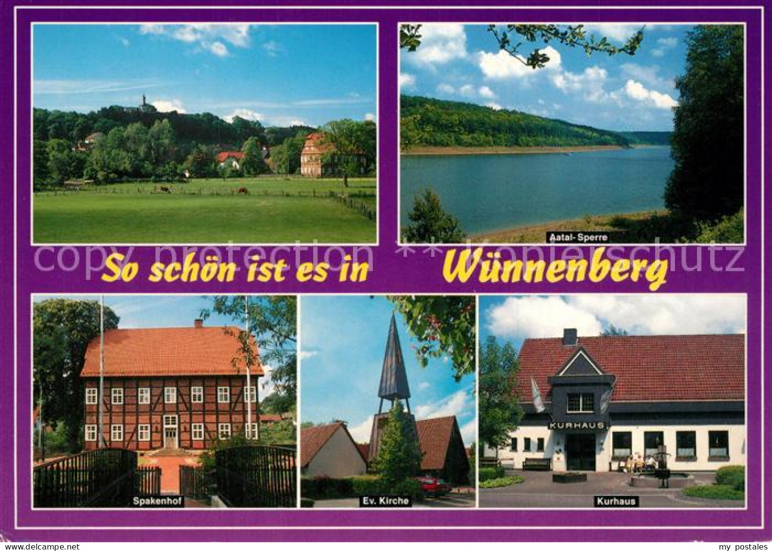 73306095 Wuennenberg Panorama Aatal Sperre Spakenhof Ev Kirche Kurhaus Wuennenbe - Bad Wünnenberg