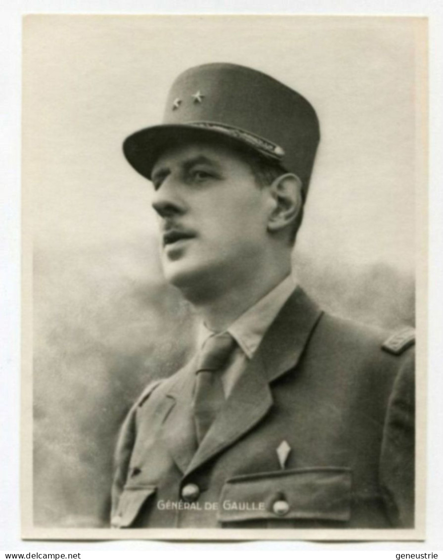 WWII - Belle Photo Du Général De Gaulle - Cliché D'époque De La Guerre 39-45 - WW2 - Résistance - FFI - France Libre - 1939-45