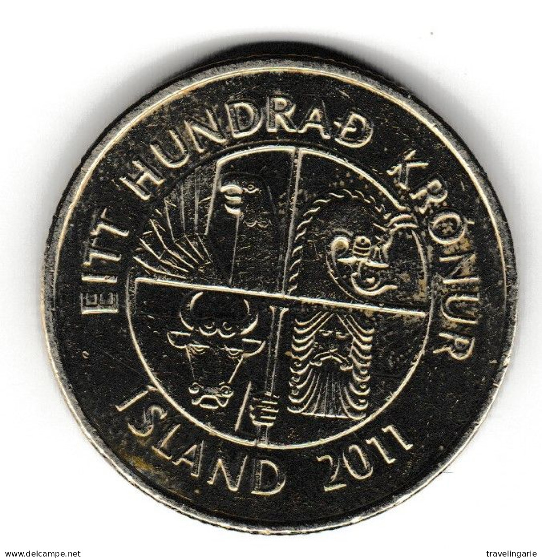 Iceland 2011 100 Kronur Circulated - IJsland