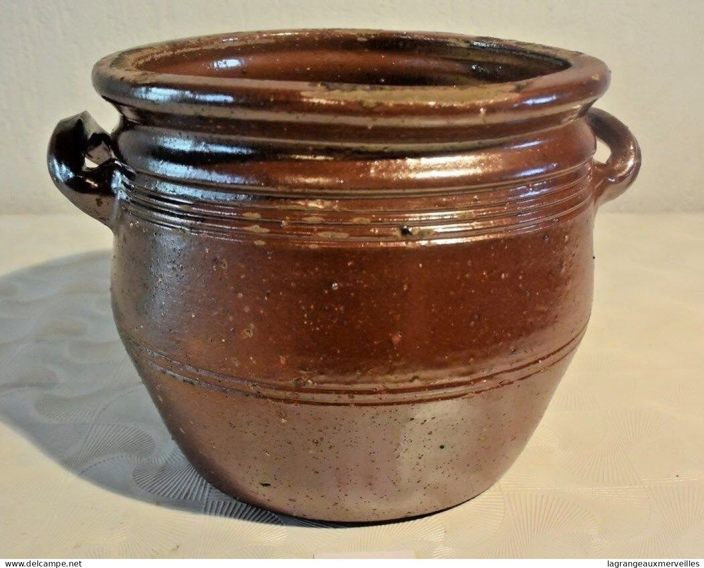 E1 Très Ancien Pot En Grès GPH 3 ? Pour Aliment - Pop Art