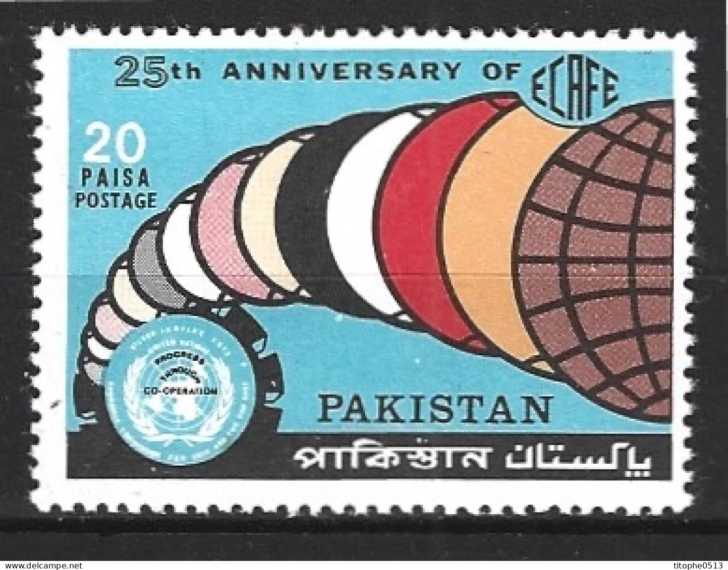 PAKISTAN. N°317 De 1972. ECAFE. - Pakistán