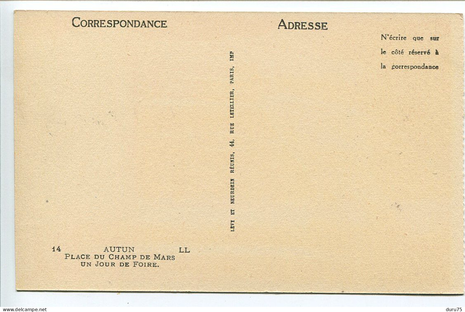 LOT 5 CP AUTUN Collège & Eglise Notre Dame | Grille | Promenade Des Marches | Souvenir Multivues 1905 | Foire Champ Mars - Autun