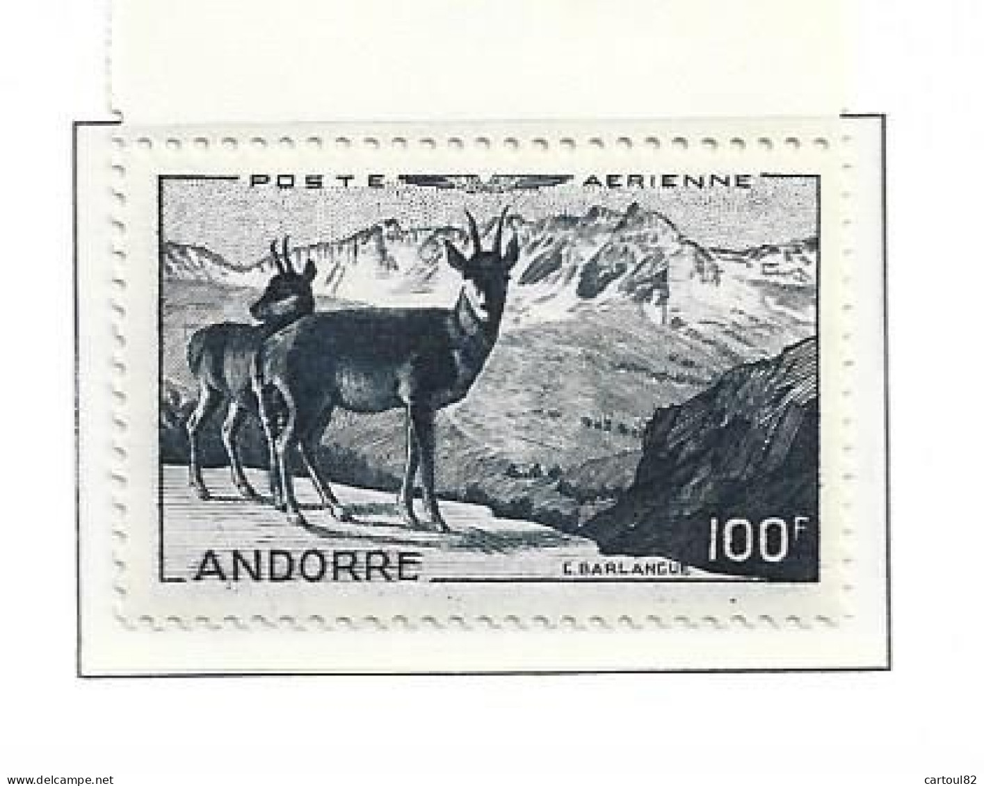 Andorre  PA 1 * *  Cote  110 € - Unused Stamps