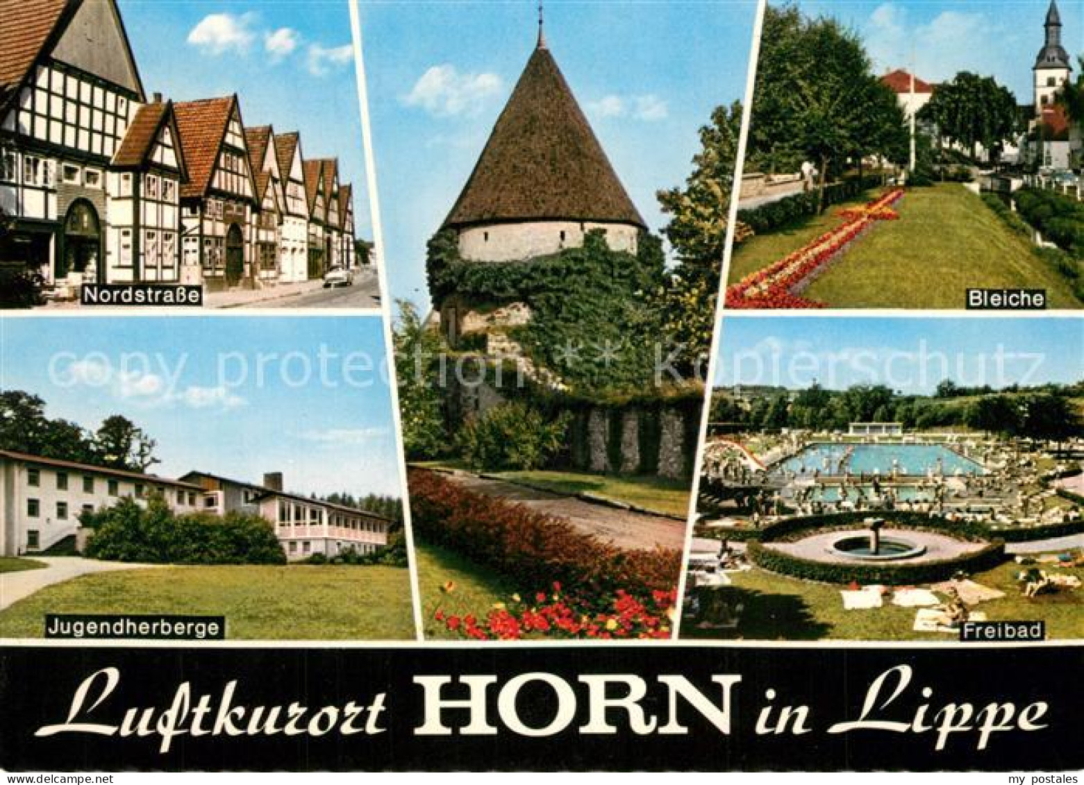73305328 Horn Lippe Nordstrasse Jugendherberge Turm Bleiche Freibad Horn Lippe - Bad Meinberg