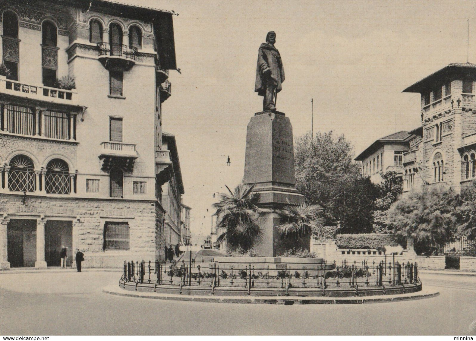 Bergamo - Rotonda Dei Mille - 1953 - Bergamo