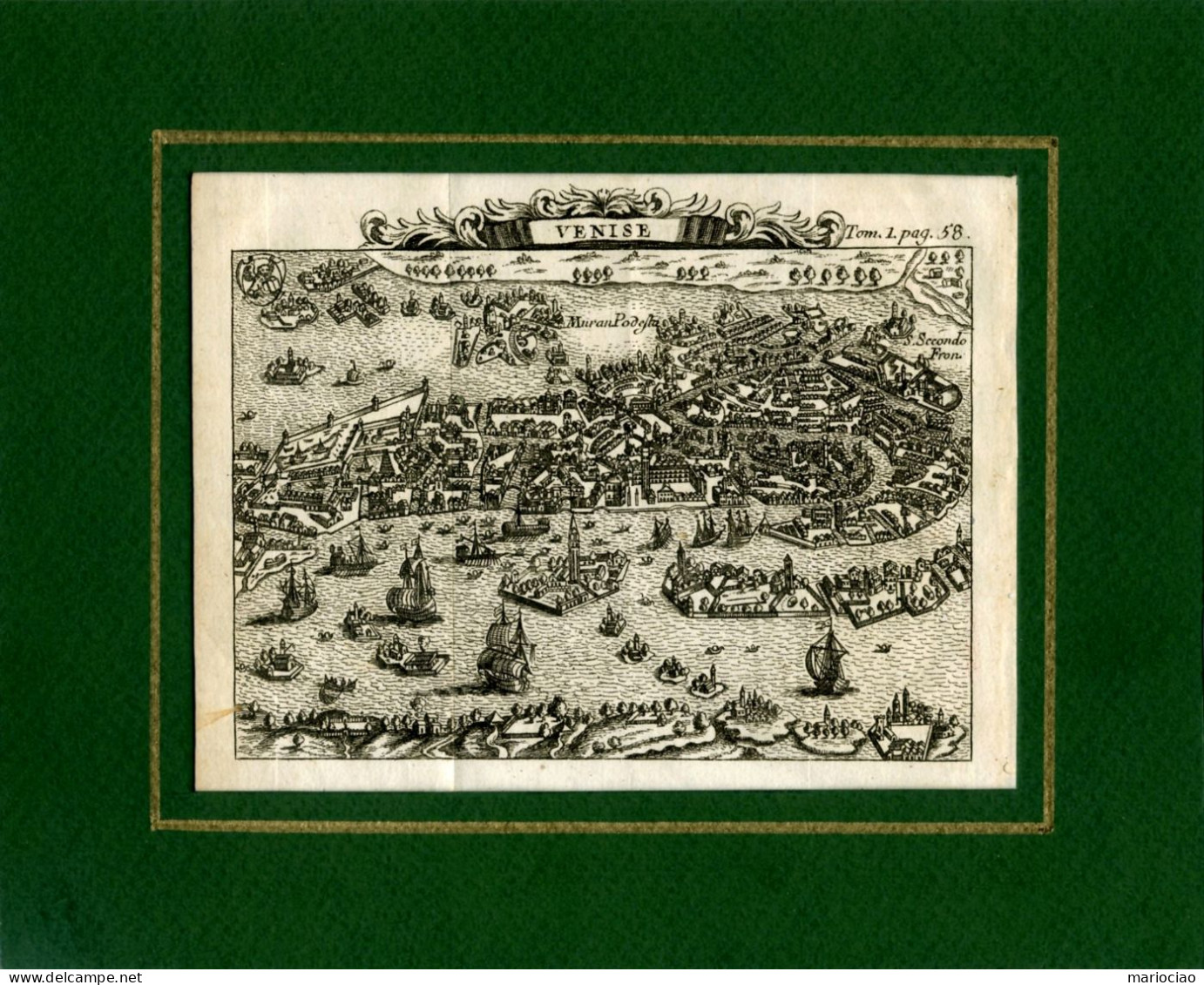 ST-IT VENEZIA Venise 1706~ Alexandre Rogissart Les Delices De L'Italie - Stiche & Gravuren