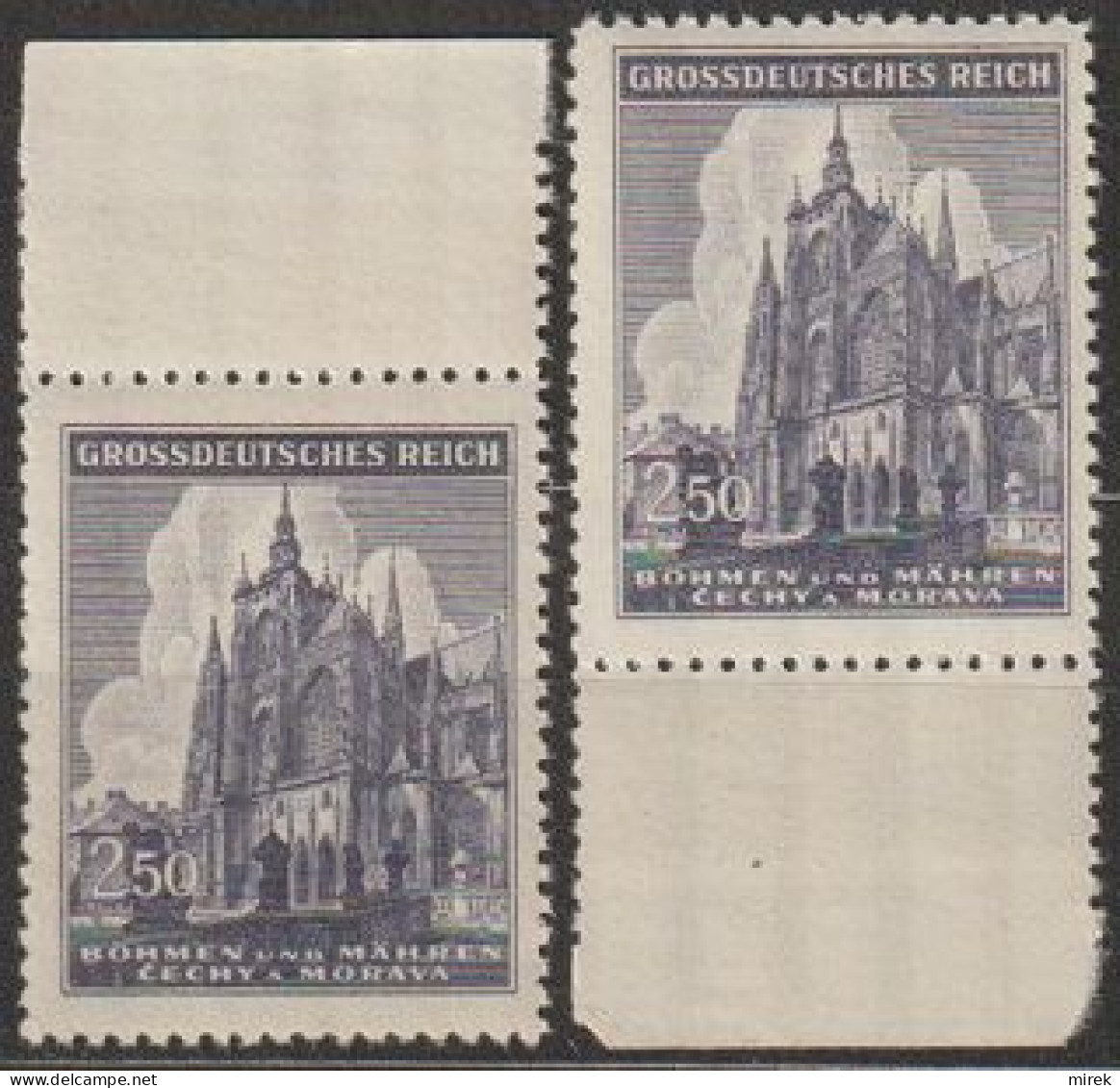 04/ Pof. 121, Border Stamps - Unused Stamps