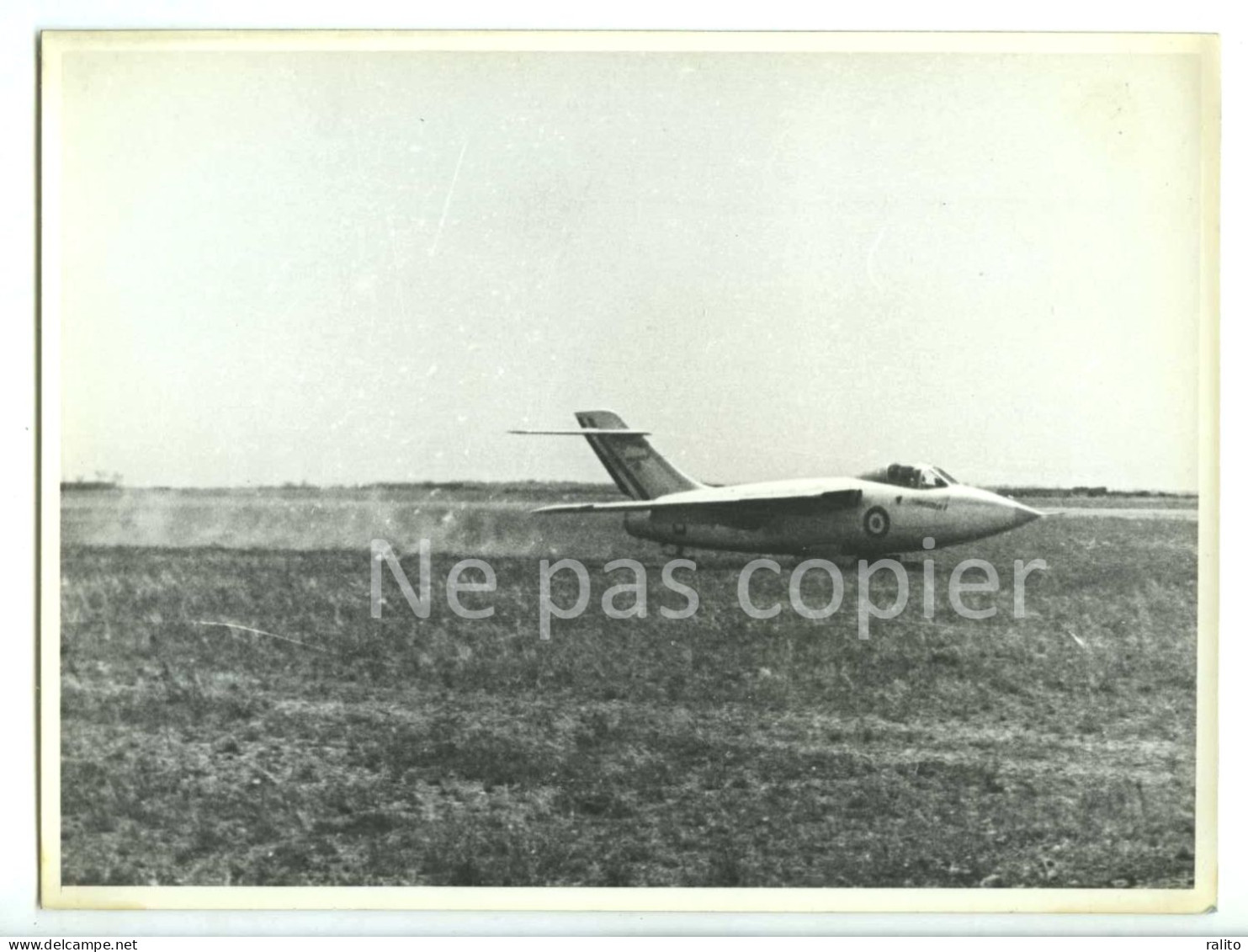 AVION Vers 1953 BAROUDEUR SE 5000 Chasseur-bombardier SNCASE Prototype Photo 16 X 23 Cm - Aviation