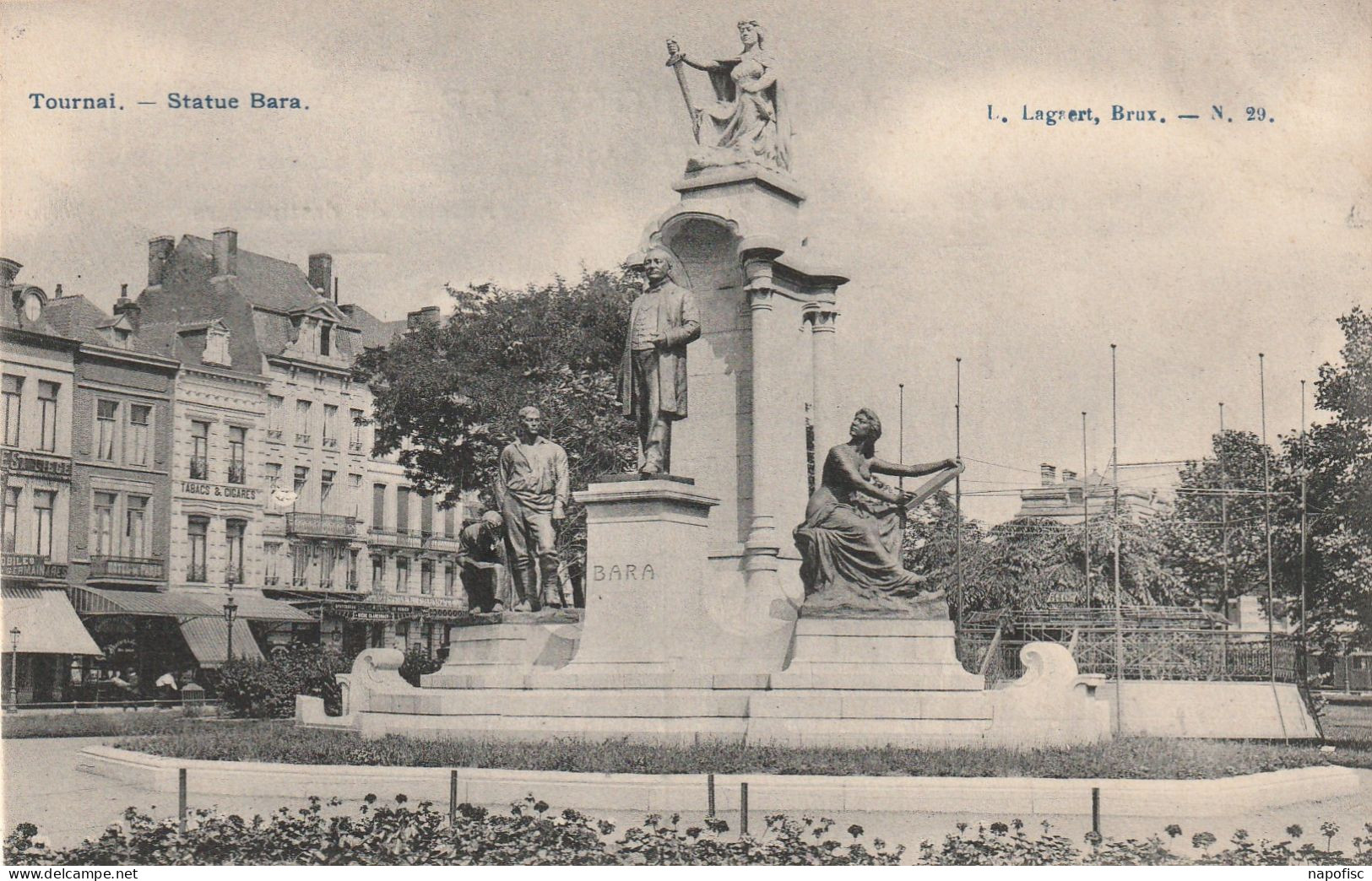 104-Tournai-Doornik  Statue Bara - Tournai