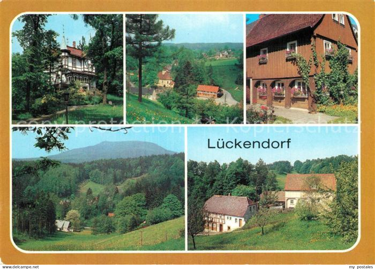 73304595 Lueckendorf Kulturhaus Franz Hackel Blick Vom Sommerberg Umgebindehaus  - Oybin