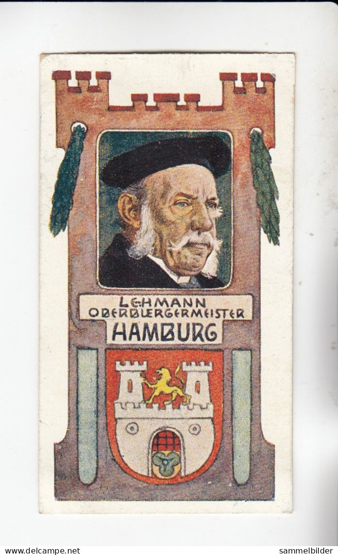 Actien Gesellschaft Deutsche Ober - Bürgermeister  Lehmann Hamburg      Serie  72 #2 Von 1900 - Stollwerck