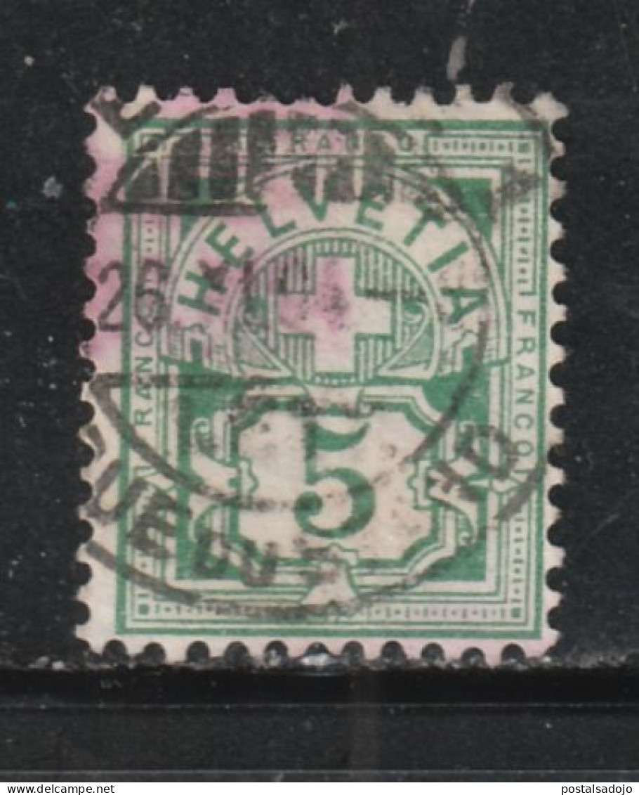 SUISSE  1637 // YVERT 66 // 1882-99 - Used Stamps