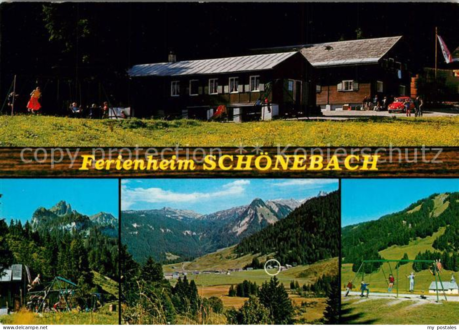 73304496 Schoenenbach Bregenzerwald Ferienheim Kinderspielplatz Alpenpanorama Sc - Sonstige & Ohne Zuordnung