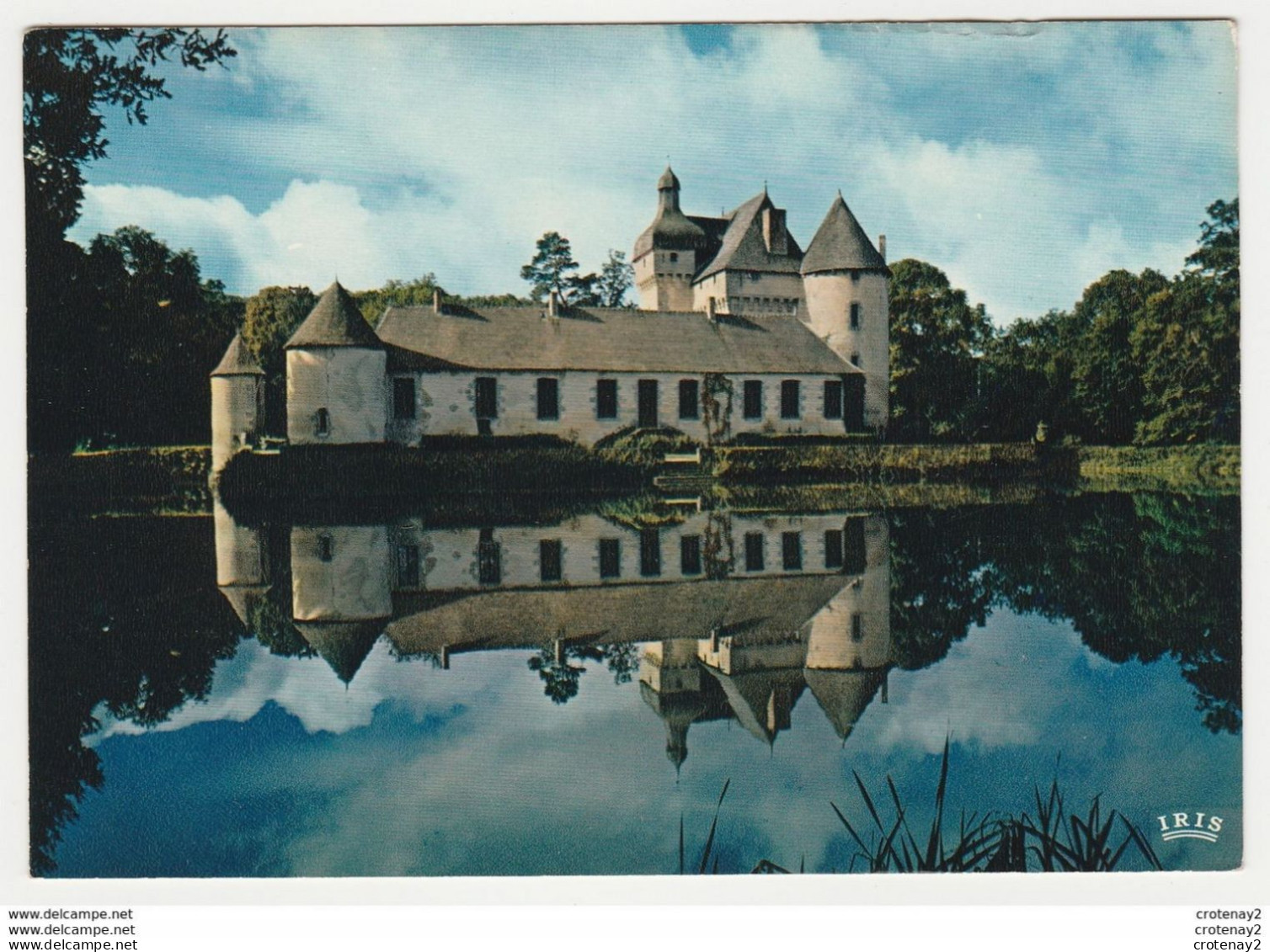 23 LA SAUNIERE écrit La Saumière Vers Guéret N°217 Château Du THERET Du XVIème Siècle VOIR DOS - Guéret