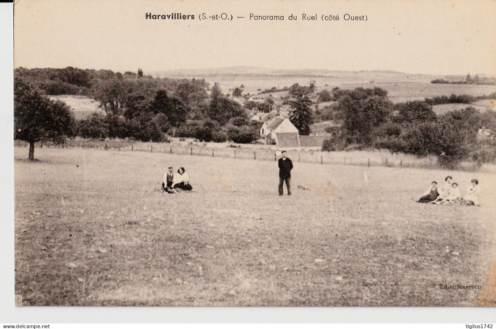 Haravilliers (Seine Et Oise > Val D’Oise) Panorama Du Ruel (côté Ouest) - Altri & Non Classificati