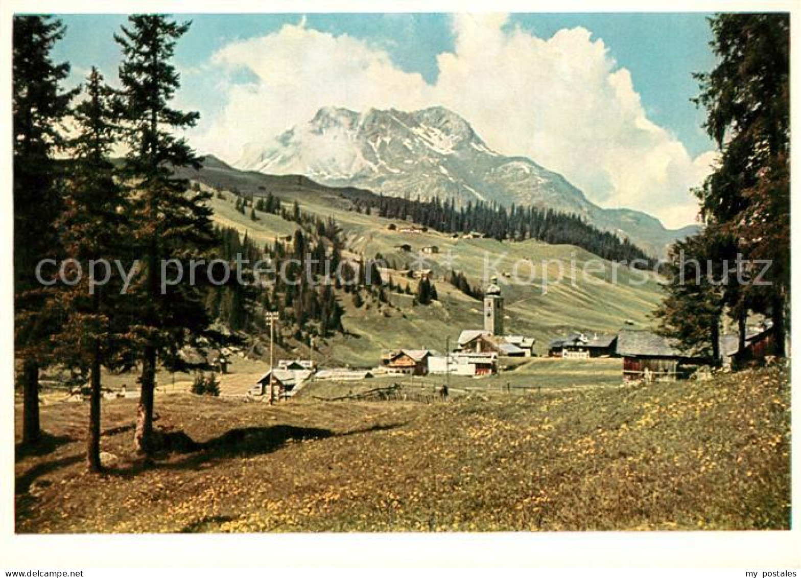 73304414 Lech Vorarlberg Mit Karhorn Und Oberlech Lechquellengebirge Lech Vorarl - Other & Unclassified