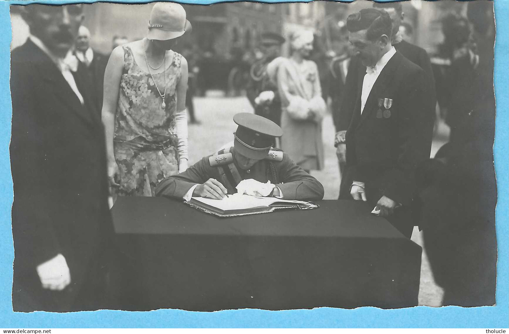 Mons-Hainaut-1928-Joyeuse Entrée Des Prince Léopold-Princesse Astrid-Carte-Photo Maurice Lenssens,Mons-Famille Royale - Mons