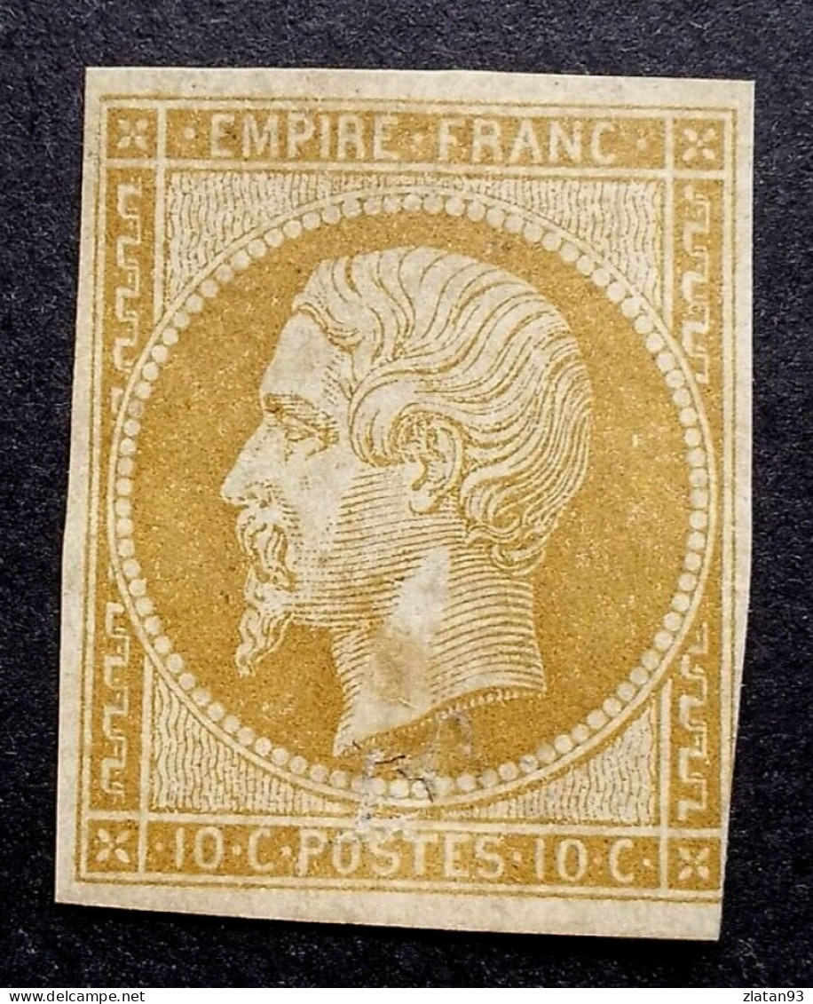 NAPOLEON N°13 A 10c Bistre NEUF(*) - 1853-1860 Napoléon III