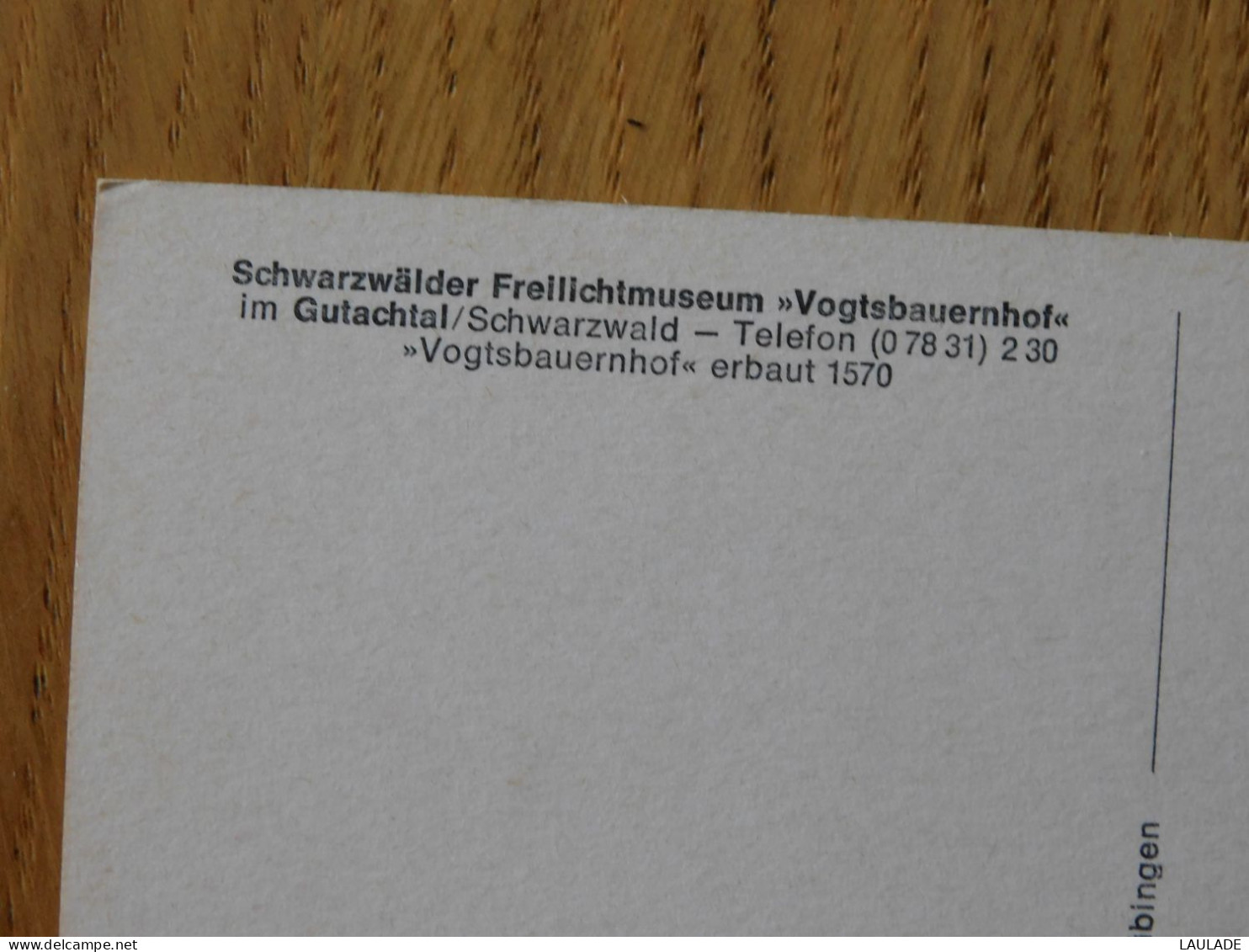 ALLEMAGNE    Schwarzwälder Freilichtmuseum " Vogtsbauernhof " Im Gutachtal/Schwarzwald - Autres & Non Classés