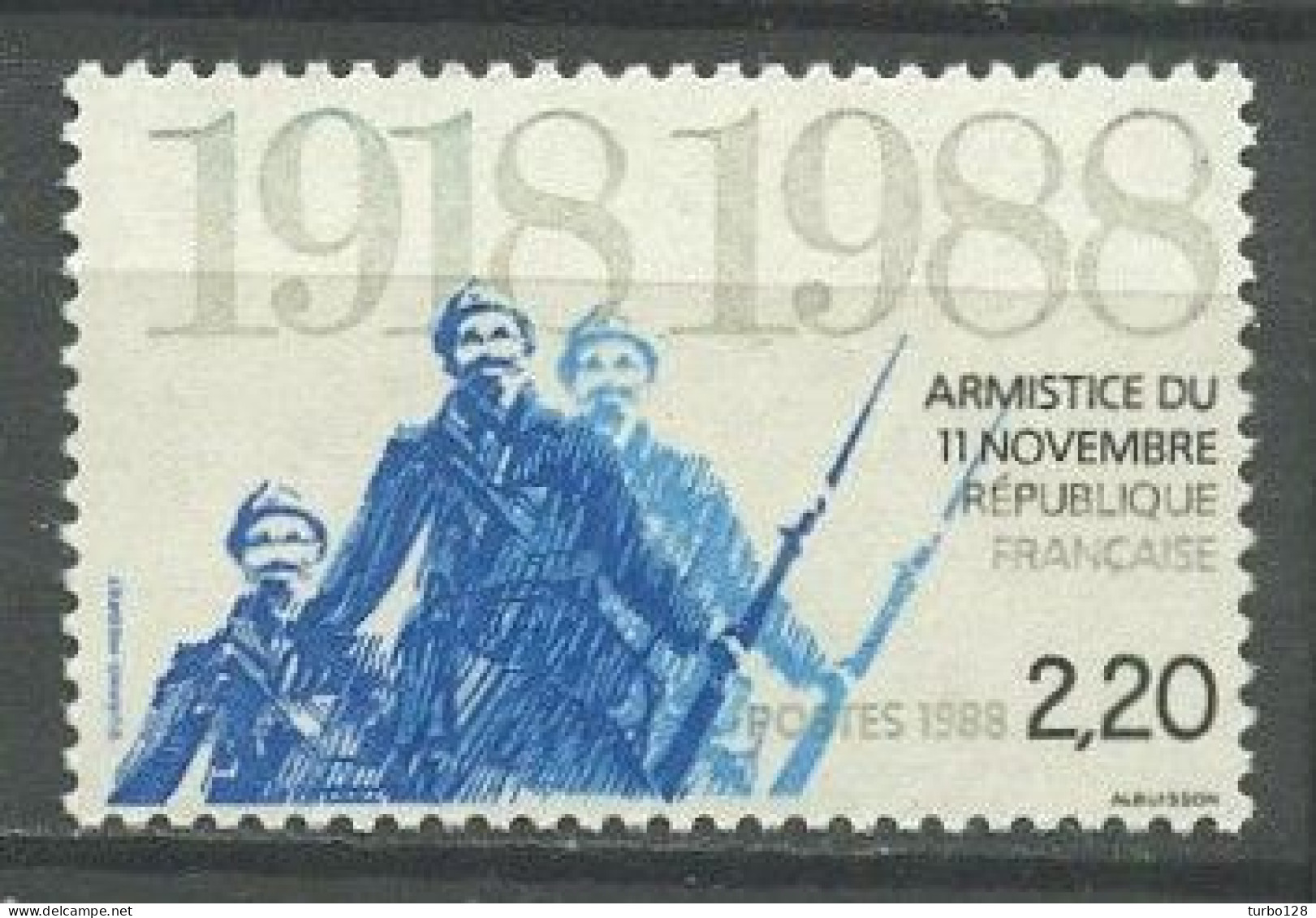 FRANCE 1988  N° 2549 ** Neuf  MNH  Superbe  C  1.10 € Armistice Du 11 Novembre 1918 Soldats Poilus Guerre - Unused Stamps