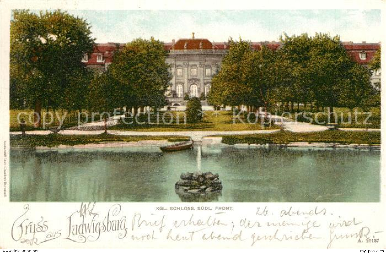 73304220 Ludwigsburg Wuerttemberg Koenigliches Schloss Ludwigsburg Wuerttemberg - Ludwigsburg