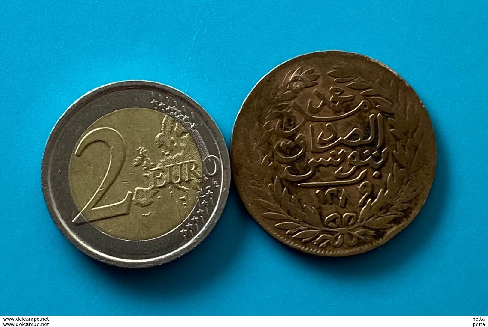 Monnaie De 1 Kharoub De Tunisie 1872 / Colonies / Vendu En L’état (58) - Tunisie