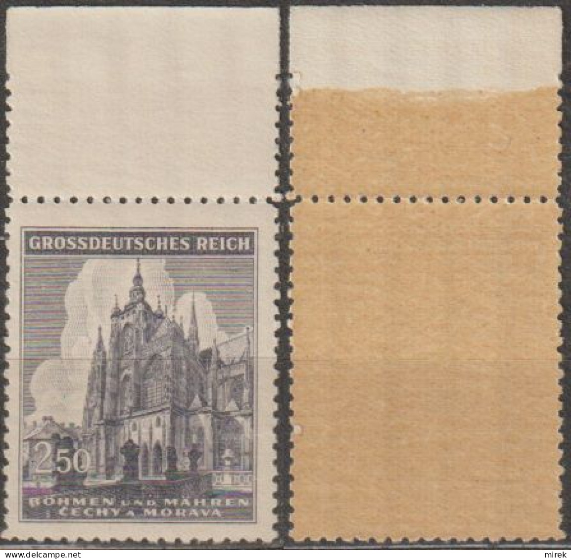 17/ Pof. 121, Brown Gum - Unused Stamps