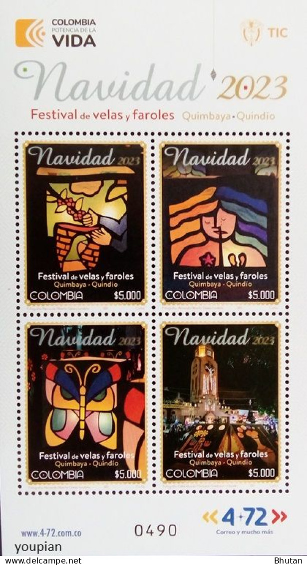 Colombia 2023, Christmas, MNH S/S - Kolumbien