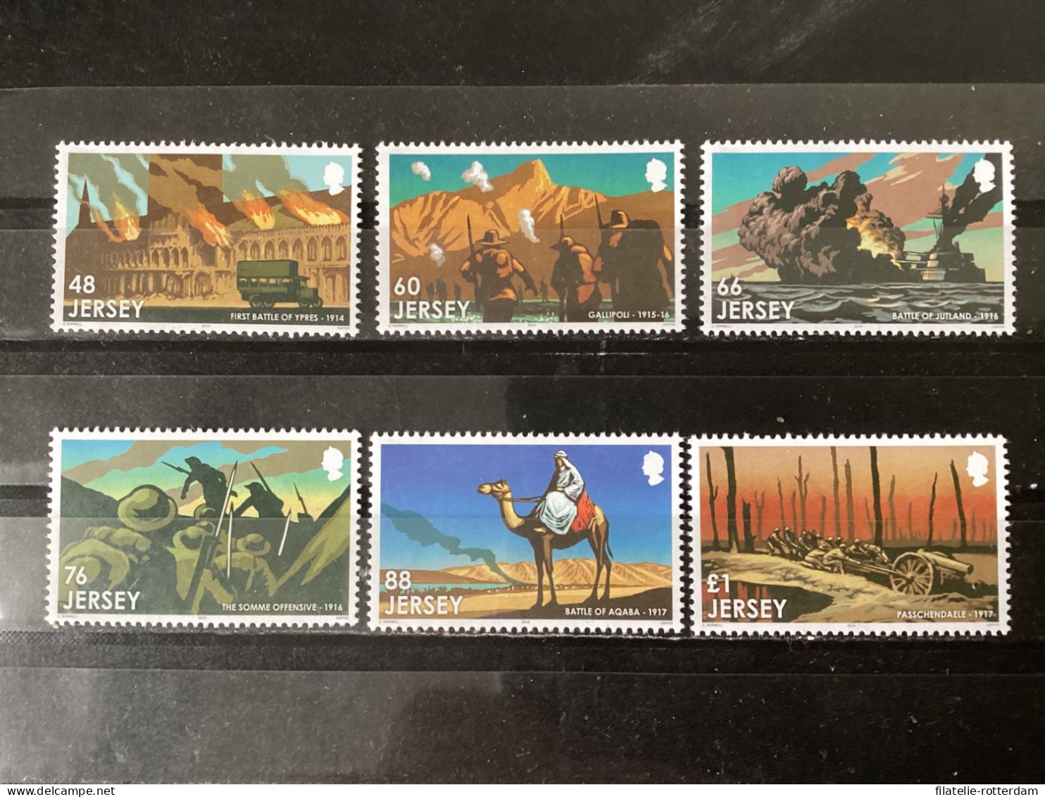 Jersey - Postfris / MNH - Complete Set World War I 2016 - Jersey