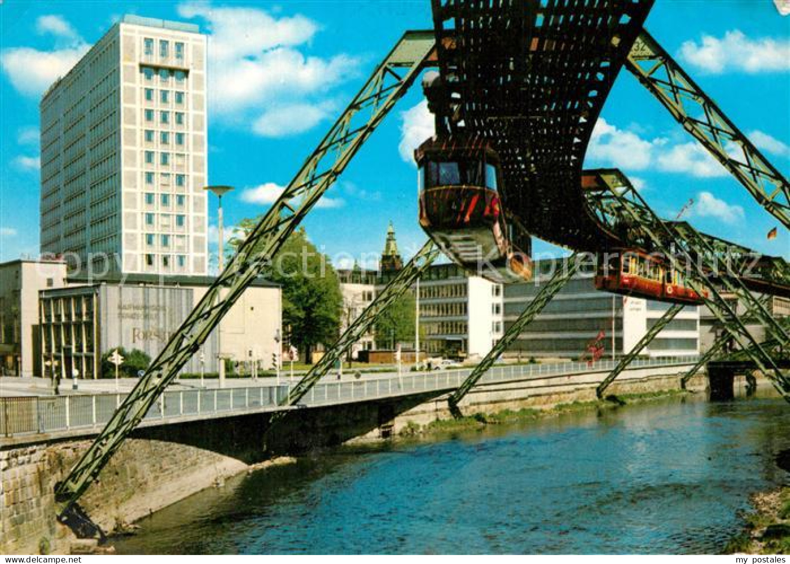 73303232 Wuppertal Schwebebahn Hochhaus Wuppertal - Wuppertal