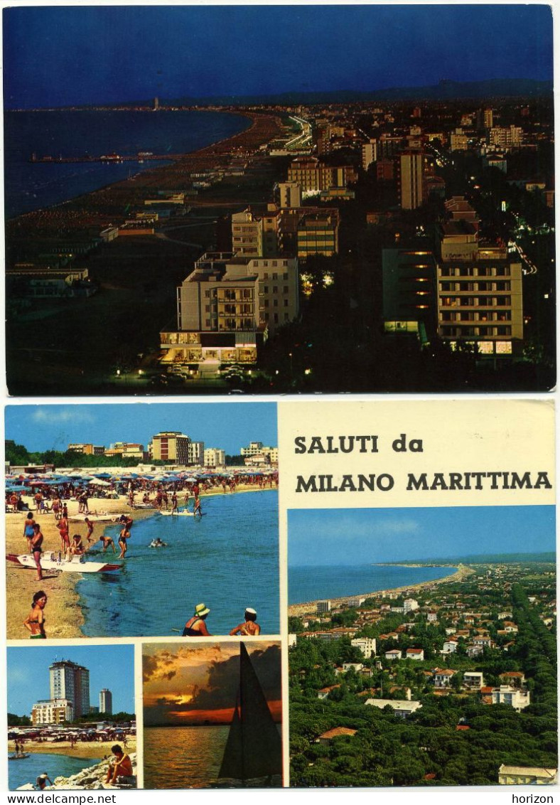 G.614  CERVIA - MILANO MARITTIMA - Ravenna - Lotto Di 7 Cartoline Anni '60 - Sonstige & Ohne Zuordnung